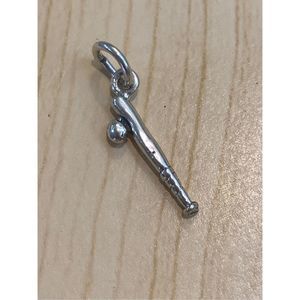 .925 Baseball and Bat Sterling Silver Jewelry Charm #sports #baseball